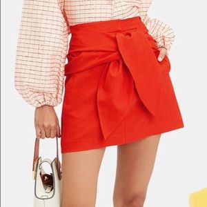 Tibi removable tie skirt
